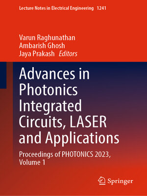 cover image of Advances in Photonics Integrated Circuits, LASER and Applications